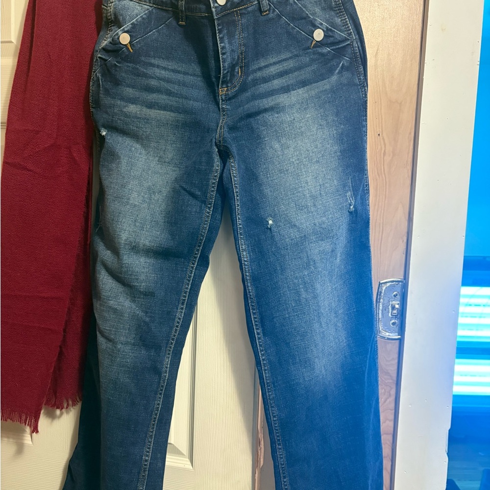 Classic Blue Straight Leg Women's Jeans